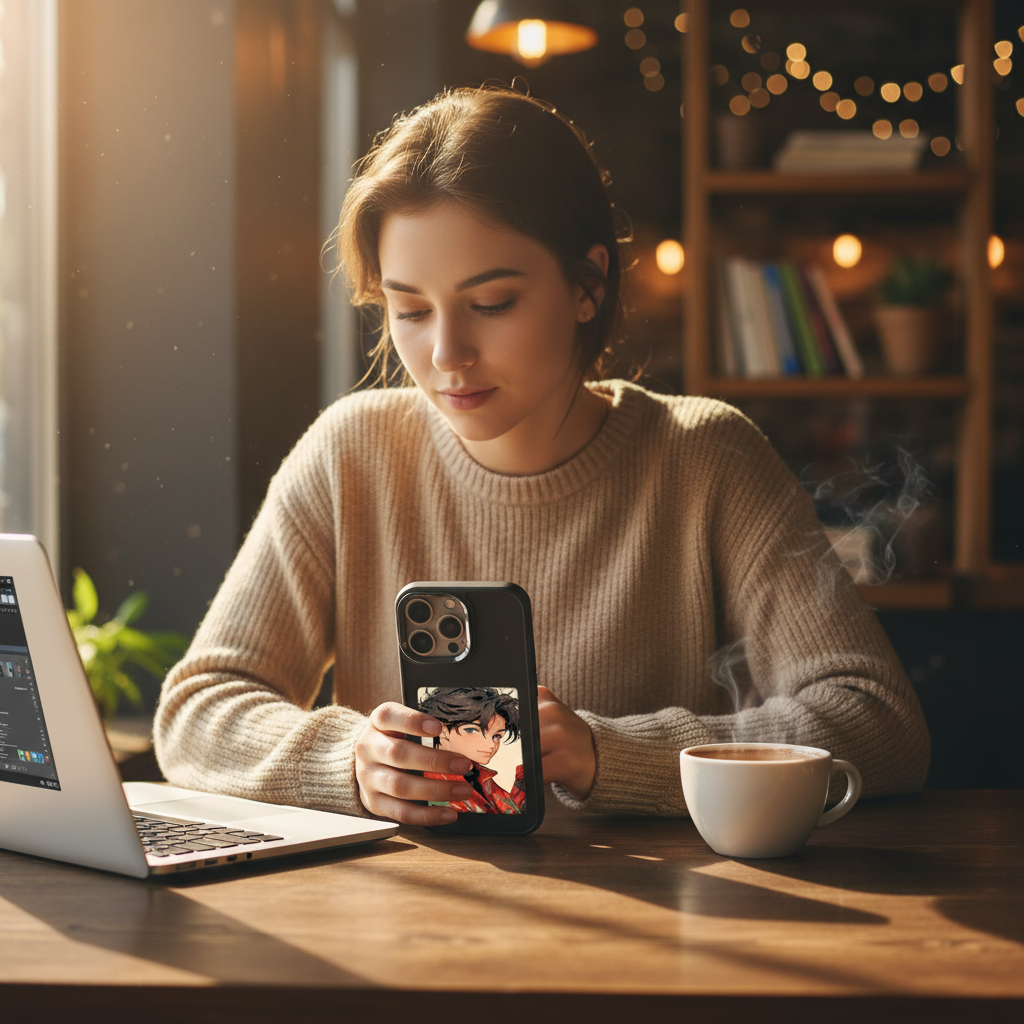 NFC 16promax iphone case E-ink screen four colors Image Transmission  For Iphone 15 14 13 Pro Max DIY Cases Battery Free