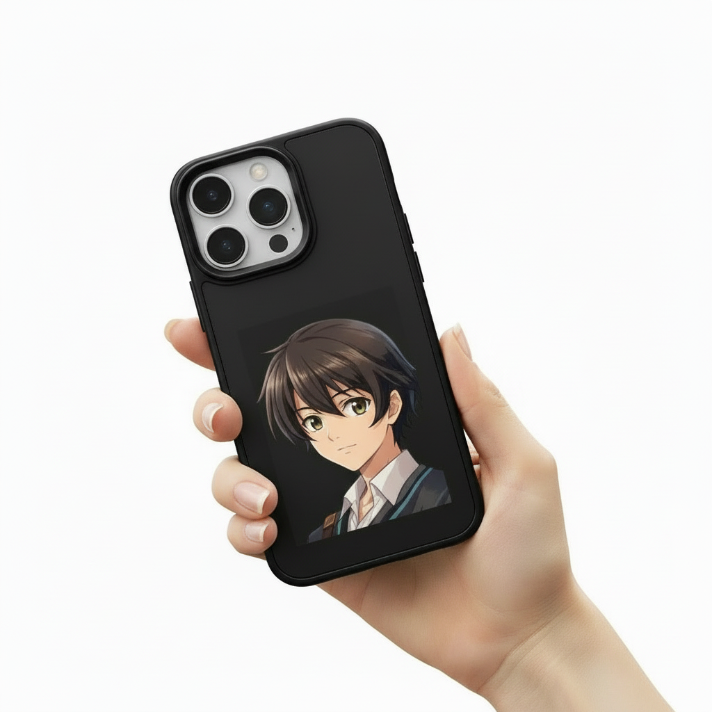 NFC 16promax iphone case E-ink screen four colors Image Transmission  For Iphone 15 14 13 Pro Max DIY Cases Battery Free